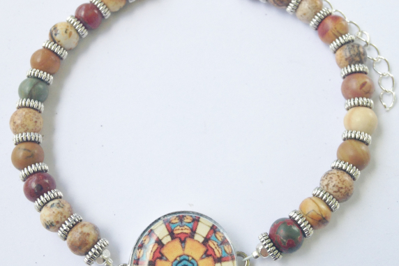 Agates Ball Marker Ankle Bracelet