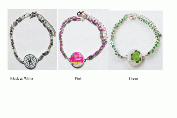 Par 3 Collection--- Black & White, Pink, or Green