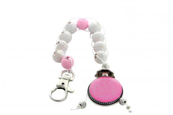 Glitter Pink Stroke Counter with Ball Marker