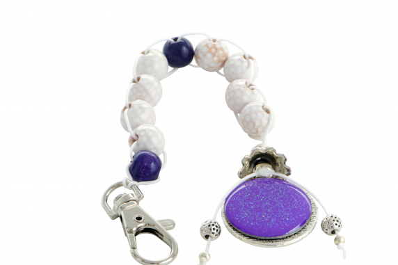 Glitter Purple Stroke Counter with Ball Marker