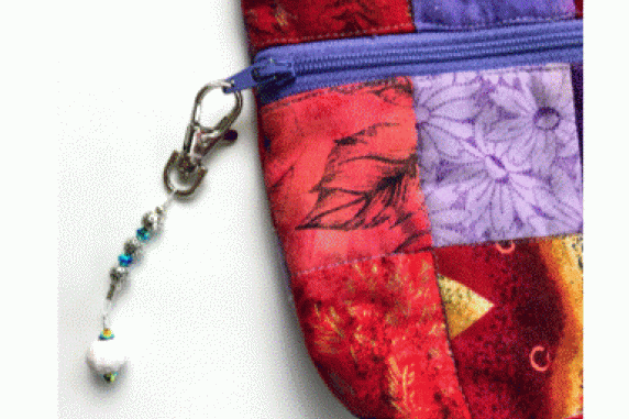 Zipper Pulls with Golf Charms